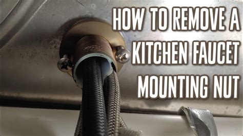 How to Remove and Tighten Under Sink Kitchen Faucet Nuts